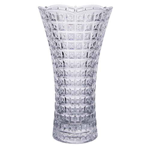 26089 - Vaso floreiro acinturado Ø13xA24cm transparente
