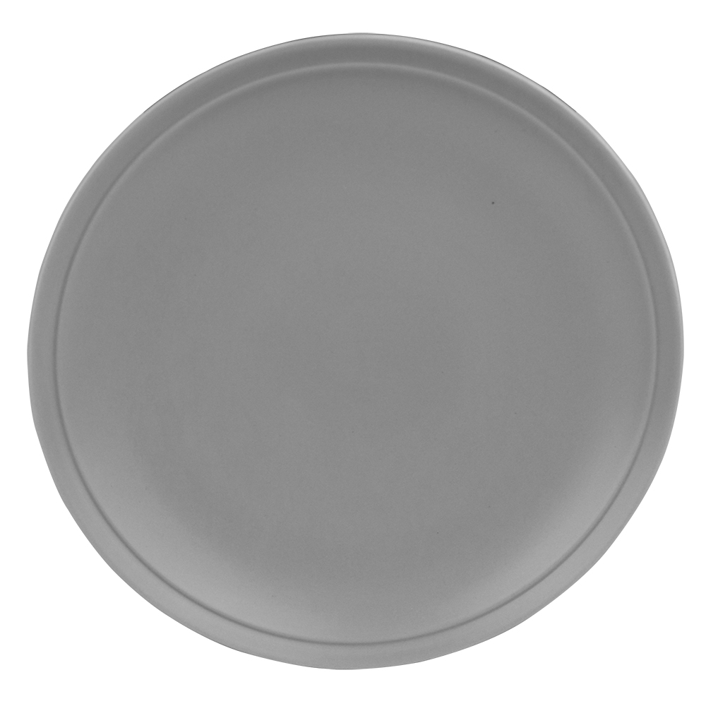 27000 - Prato de sobremesa em cerâmica Ø21cm cor cinza