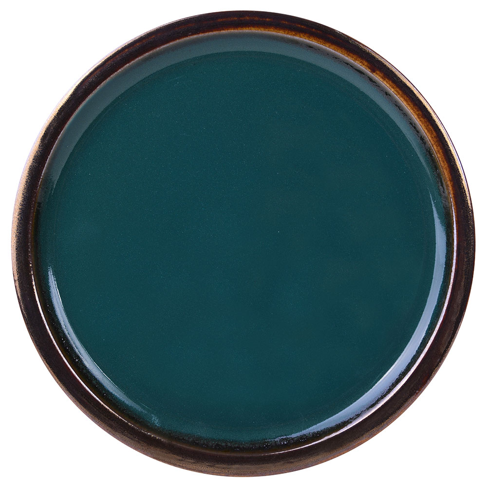 27442 - Prato raso em cerâmica Ø27,5cm cor verde