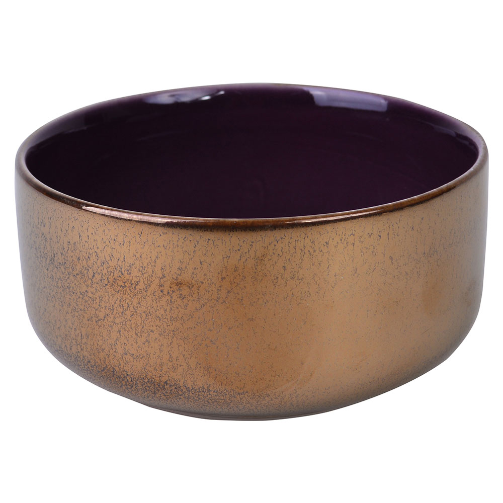 27443 - Bowl em cerâmica Ø15xA10cm cor roxa