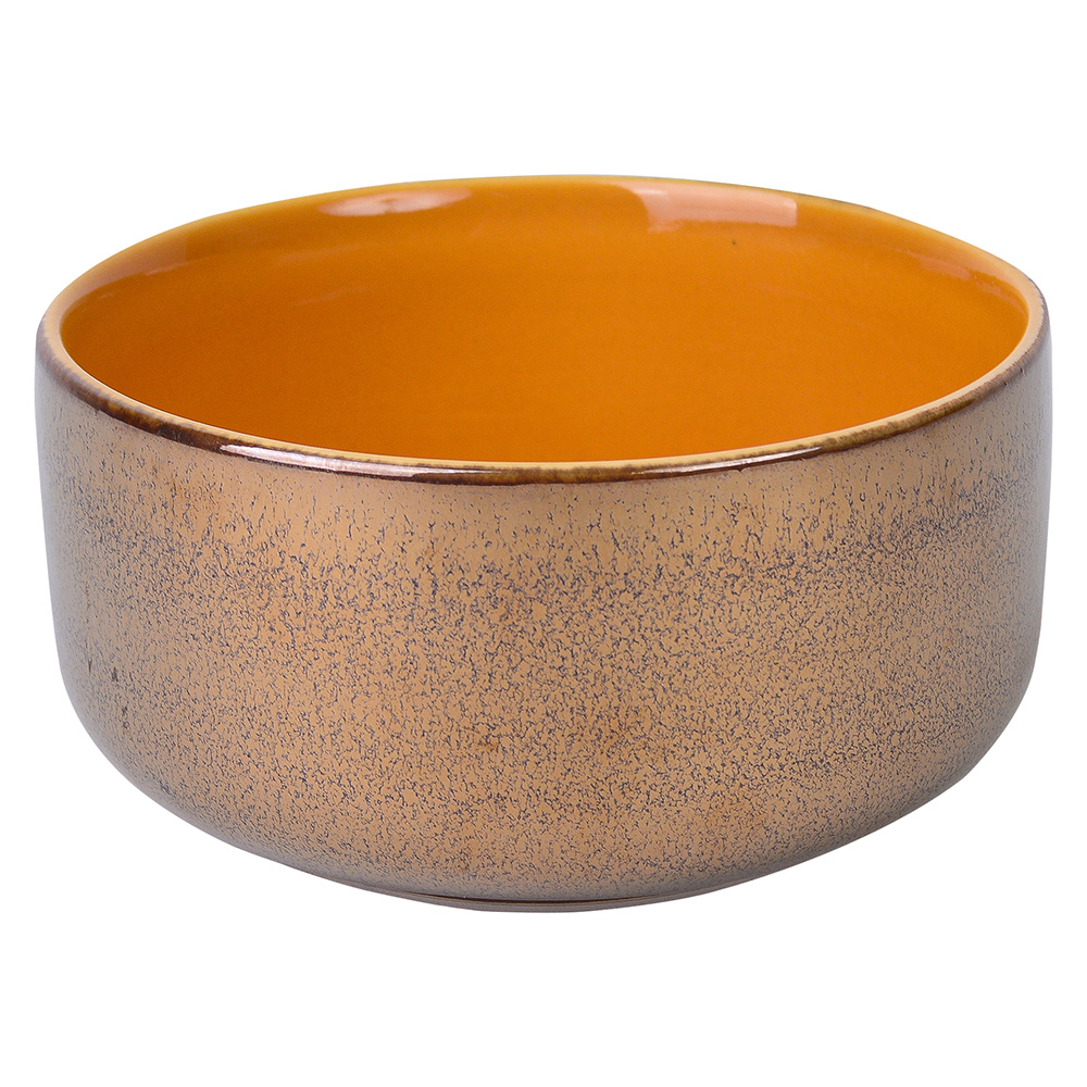 27444 - Bowl em cerâmica Ø15xA10cm cor amarelo